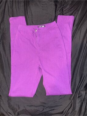 JC & JQ Bright Purple Jeans - Slim Fit